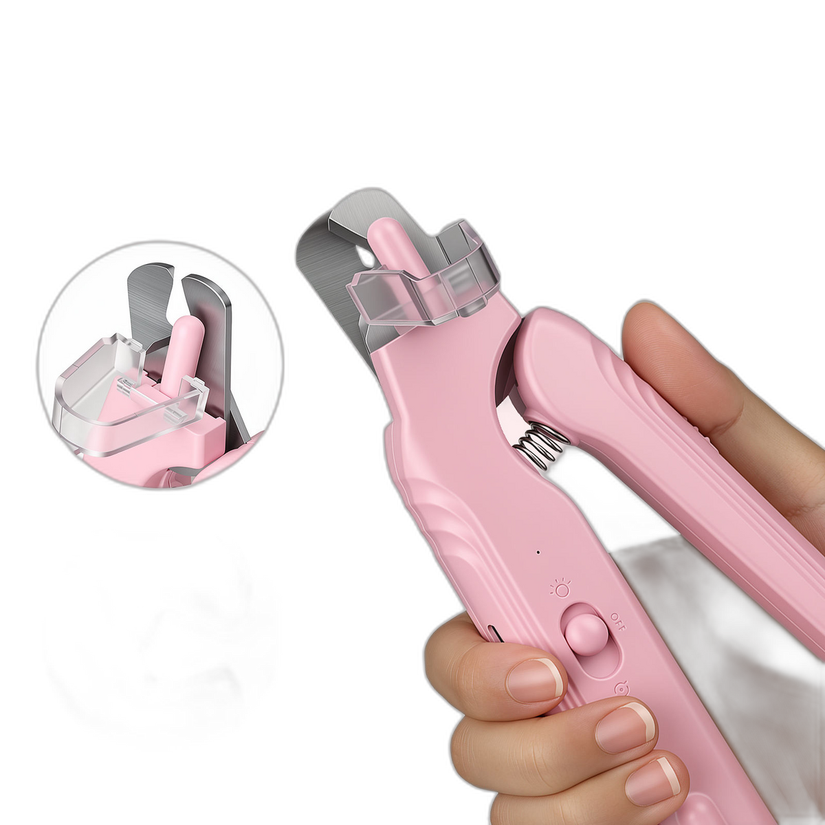 Bean Center Körömcsiszoló + Körömvágó 2az1ben — Kutyáknak és Macskáknak (LED, USB)